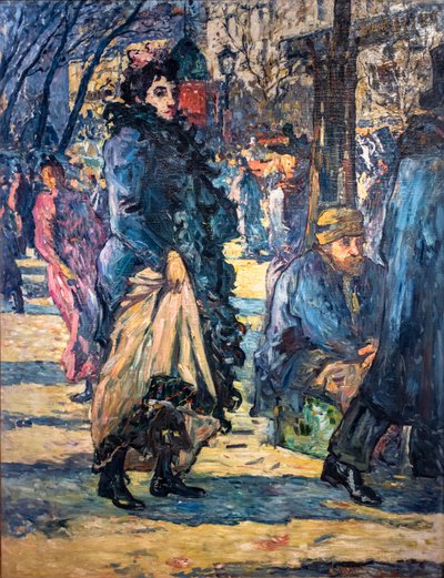 La Parisienne (veya Sur le Boulevard) by Louis Valtat