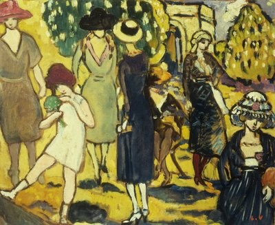 Arc de Triomphe'a Yürüyüş by Louis Valtat