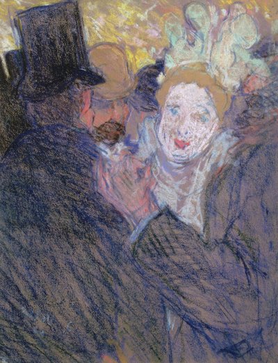 Sohbet (kağıt üzerine pastel) by Louis Valtat
