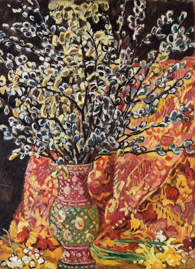 Çiçek Vazosu (tuval üzerine yağlıboya) by Louis Valtat