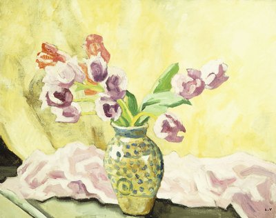 Lale Vazosu; Lale vazosu by Louis Valtat