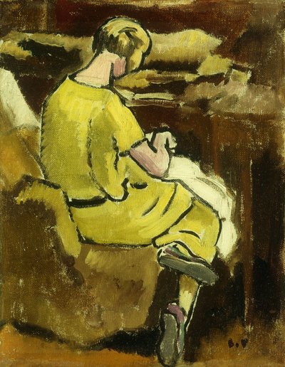 Sarı dikişli kadın; Sarı Dikişli Kadın by Louis Valtat