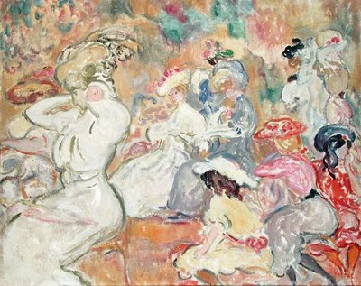 Bahçedeki Genç Kadınlar, 1898 dolayları (tuval üzerine yağlı boya) by Louis Valtat