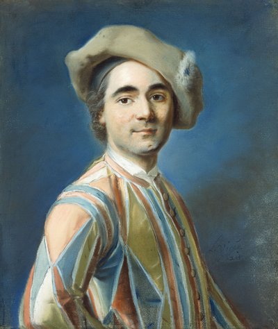 Bir Aktörün Portresi As Arlequin, by Louis Vigee