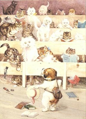 Yanlış sınıfta by Louis Wain