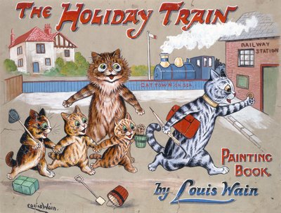 Tatil Treni by Louis Wain