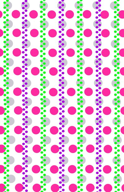 Spotty Stripe, 2014 (dijital medya) by Louisa Hereford