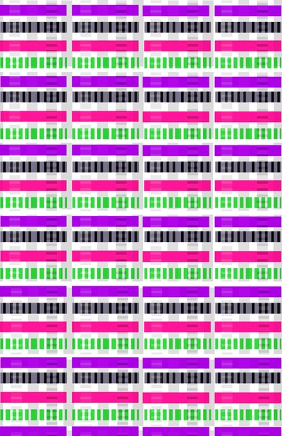 Stripe and Check, 2014 (dijital medya) by Louisa Hereford