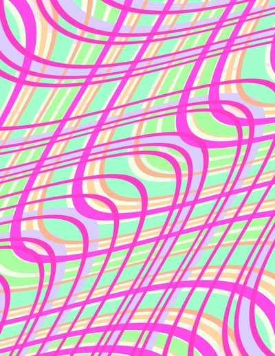 Swirly Check, 2011 (dijital) by Louisa Hereford