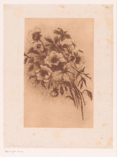 Çiçekler by Louise Elsen (attributed to)