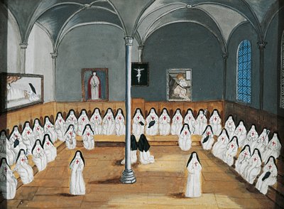 Port-Royal des Champs Manastırı, kız kardeşler bölümü by Louise Magdeleine Hortemels