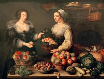Meyve ve sebze satıcısı by Louise Moillon