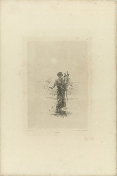 Doğaçlamacı için eskiz Croquis (nesne üzerindeki başlık) by Lourens Alma Tadema