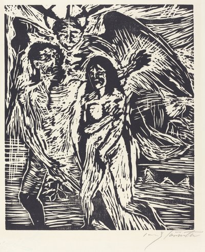 Cennetten Çıkarma (Cennetten Çıkarma) by Lovis Corinth