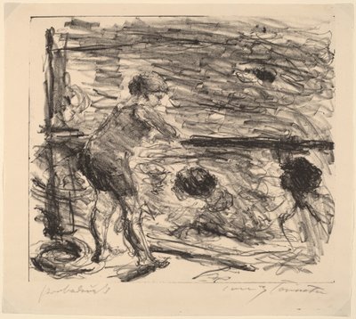 Badeanstalt Hamam, 1920. by Lovis Corinth