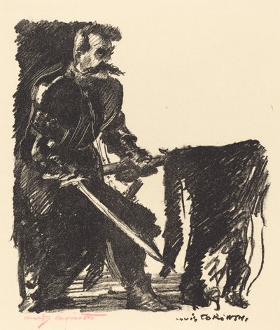 Afiş Taşıyıcı (Standart Taşıyıcı) by Lovis Corinth
