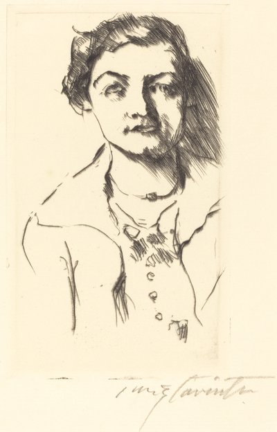 Genç Bir Kadının Portresi—Anneliese Halbe by Lovis Corinth