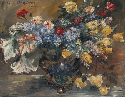 Çiçek demeti. 1911 by Lovis Corinth