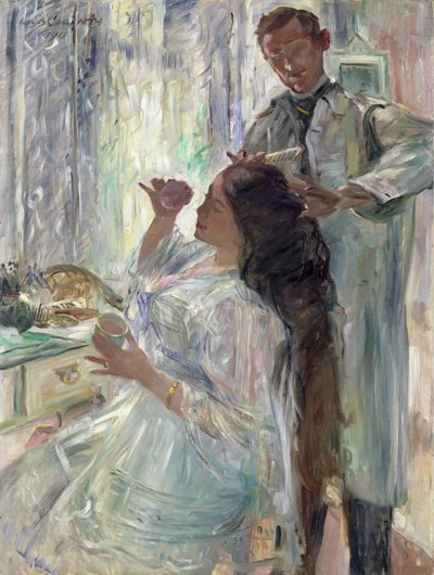 Charlotte Corinth Tuvalet Masasında, 1911 by Lovis Corinth