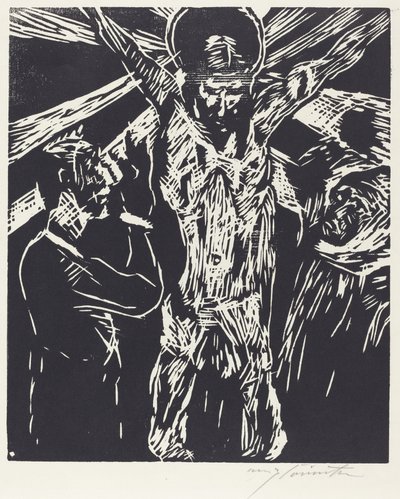 Çarmıha Gerilmiş İsa, 1919. by Lovis Corinth