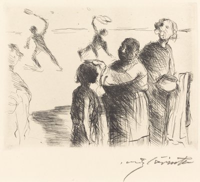 Das Gastmahl des Trimalchio: pl. II Trimalchio Ziyafeti: pl. II, 1919. by Lovis Corinth