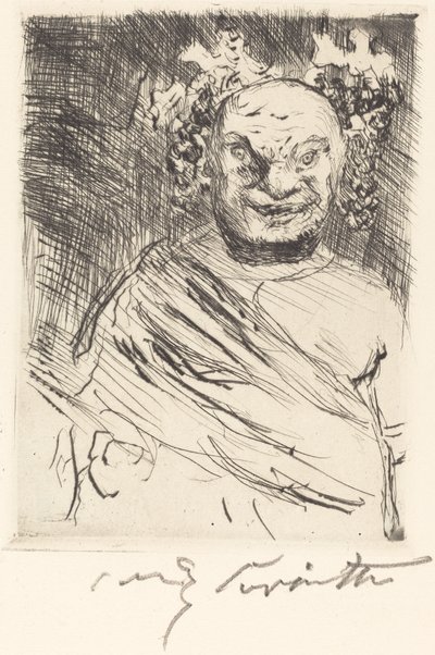 Das Gastmahl des Trimalchio: pl. I (Trimalchio Ziyafeti: pl. I) by Lovis Corinth