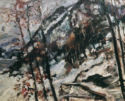 Walchensee'deki Herzogstand karda by Lovis Corinth