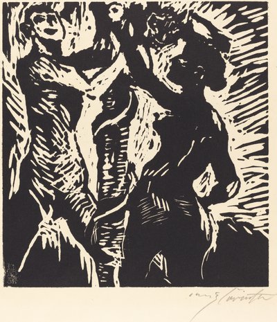 Düşüş (Adem ve Havva) by Lovis Corinth