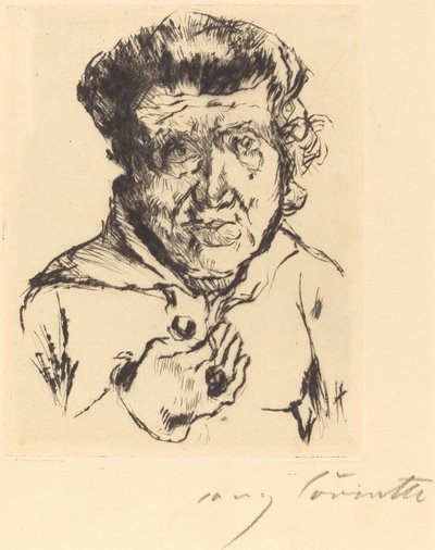 Sanatçının Kayınvalidesi, 1920. by Lovis Corinth