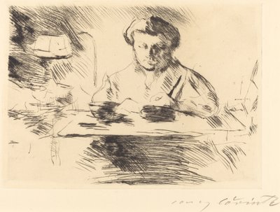 Die Gattin (Sanatçının Karısı) by Lovis Corinth