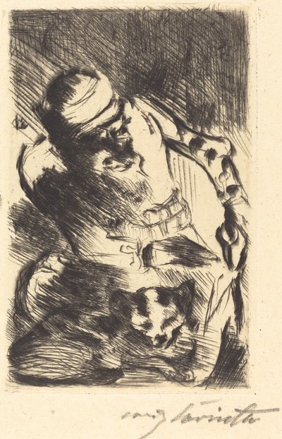 Peygamberimizin kedisi by Lovis Corinth
