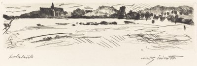 Dunes ile Manzara, 1917. by Lovis Corinth