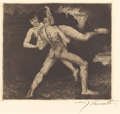 Kaçırma Kaçırma, 1894. by Lovis Corinth