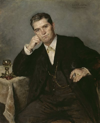 Franz Heinrich Corinth, sanatçının babası by Lovis Corinth