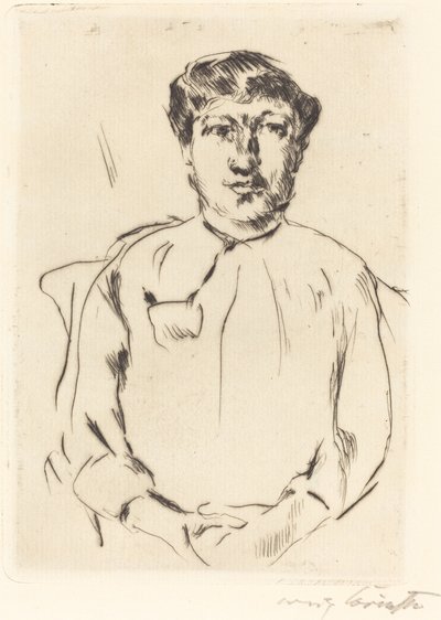 Bir Kadının Portresi by Lovis Corinth