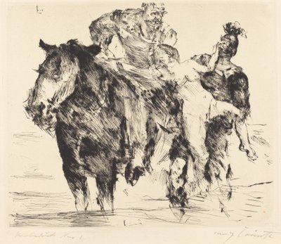 kadın hırsız (tecavüz) by Lovis Corinth