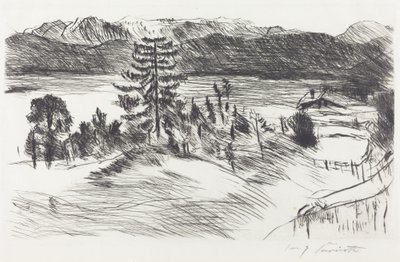 Büyük Walchen Deniz Manzarası by Lovis Corinth