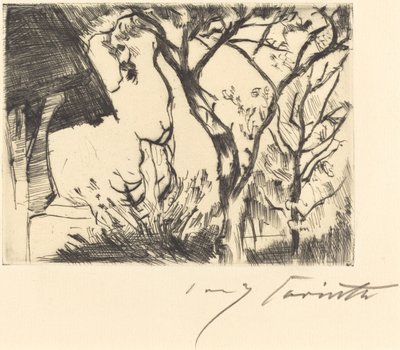 Hausecke (Bir Evin Köşesi) by Lovis Corinth