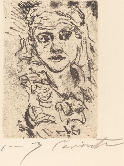 henny porten by Lovis Corinth