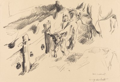 Buzağılar Buzağılar, 1912. by Lovis Corinth