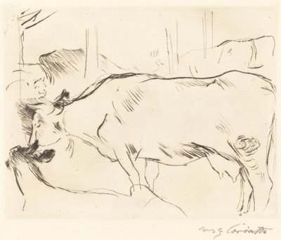 Kuhstall II (İnek Ahırı II) by Lovis Corinth