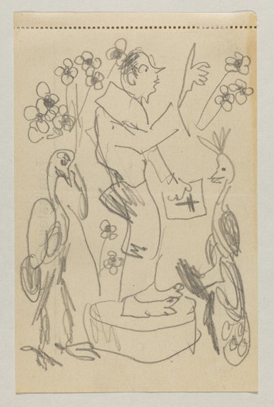 Lovis Corinth ve Carl Strathmann by Lovis Corinth
