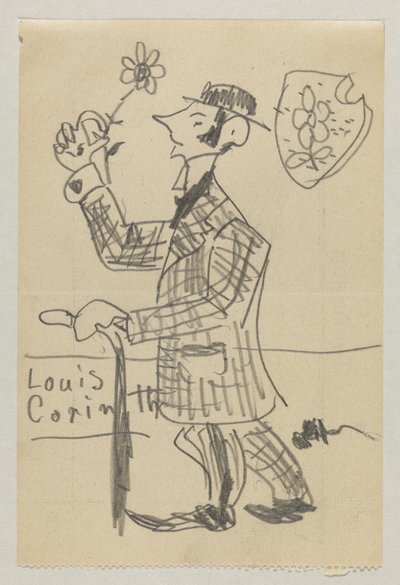 Lovis Corinth ve Carl Strathmann by Lovis Corinth