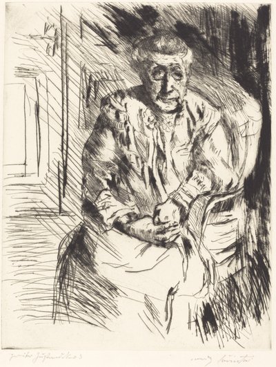 Ma Belle Mere Kayınvalidesi, 1919. by Lovis Corinth