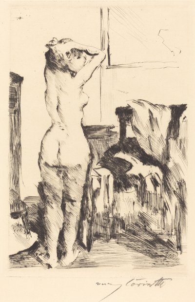 Modellstudie (Bir Modelin Çalışması) by Lovis Corinth