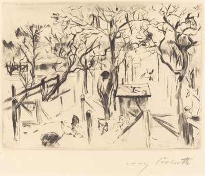 Sonbaharda Meyve Bahçesi by Lovis Corinth