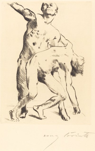 Odysseus ve Talip (Odysseus ve Talip) by Lovis Corinth