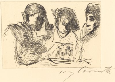 Satranç Oyunu (Satranç Oyuncuları) by Lovis Corinth