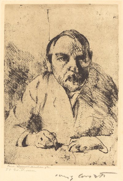 Otoportre, 1912. by Lovis Corinth