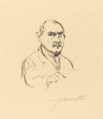 Otoportre, 1914. by Lovis Corinth